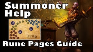 League of Legends: Summoner Help - Rune Pages Guide