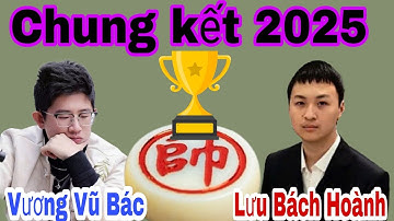 Trận chung kết cờ tướng Trung Quốc | Vương Vũ Bác vs Lưu Bách Hoành