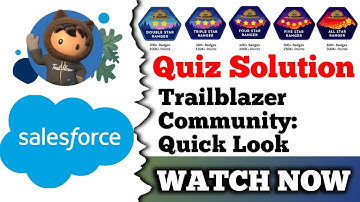 Trailblazer Community: Quick Look | Salesforce Trailhead | Explore the Trailblazer Community