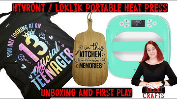 HTVRONT Portable Heat Press Unboxing and Honest Review