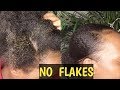 HOW TO GET RID OF GEL FLAKING ON NATURAL HAIR |STYLING DIRTY HAIR/jalia walda