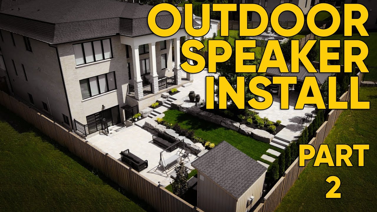 Outdoor Speaker Installation Project - Part 2 | Gibbys Electronic Supermarket