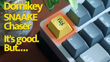 Good keycap set, but just one thing - Domikey SNAAKE CHASER Base Kit Review!
