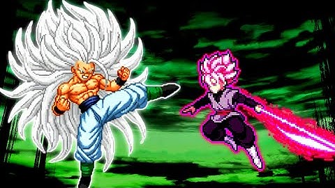 Goku SSJ Infinity Ultra Instinct V3 OP VS Goku Black Purgation OP (all form) in Jump Force Mugen