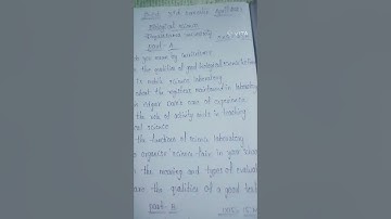 B.ed 3rd sem rayalaseema University biological science previous year question paper April 2023