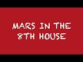 Mars In The 8th House