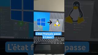 L’état français migre ses postes vers Linux petit à petit. #windows #linux