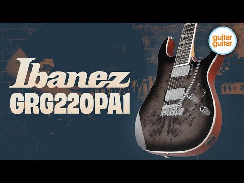 Ibanez Gio GRG220PA1 Transparent Brown Black Burst