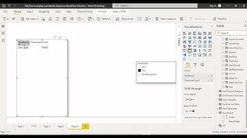 Microsoft Power BI and DAX Part 161 : How to hide the Column while creating the Table Visual.