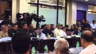 Pnp Oic Leonardo Espina Turns Emotional During The House Pr