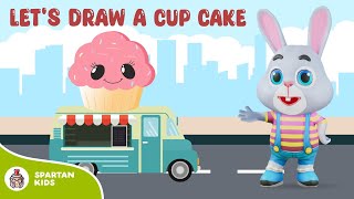 How to Draw a Cute Cupcake 🧁