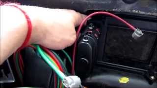 MercedesBenz W202 C280 Fresh Air/Recirculation vacuum element replacement