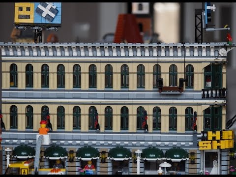 Combining two LEGO Modular Buildings - LEGO Creator Grand Emporium 10211