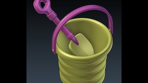 Blender: Modeling a Pail and Shovel (For Beginners)