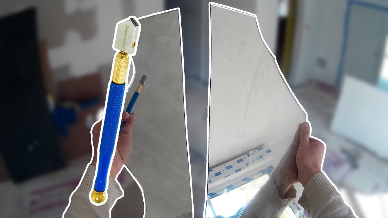How to cut a mirror or glass / Comment couper un miroir du verre YouTube — free download