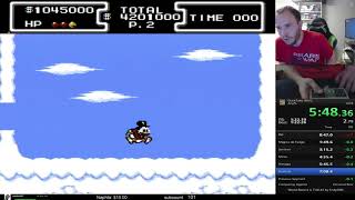 Ducktales NES speedrun 7:07.950 World Record