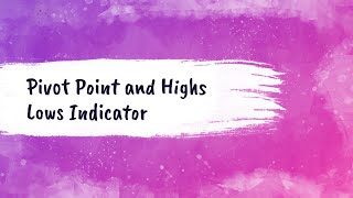 Pivot Point Indicator || Advanced Technical Analysis Tools