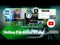 How to build and grow your online personal brand with this course