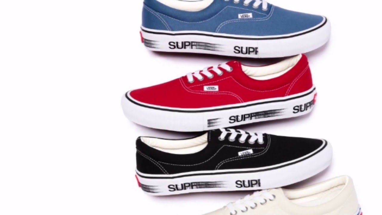 vans era x supreme