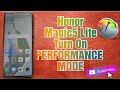 Honor Magic5 Lite Enable PERFORMANCE-MODE to get the Maximum Performance when Gaming &amp; Multitasking