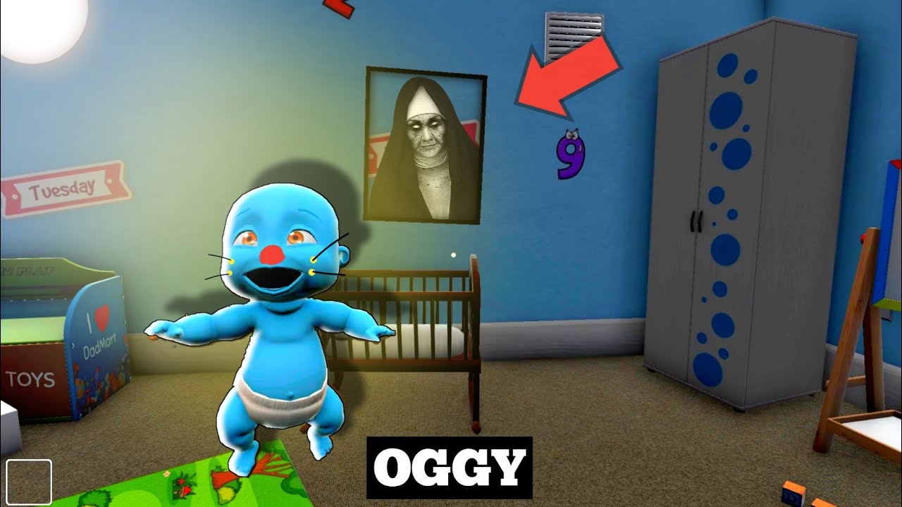 Who is behind oggy who s your daddy halloween update with jack