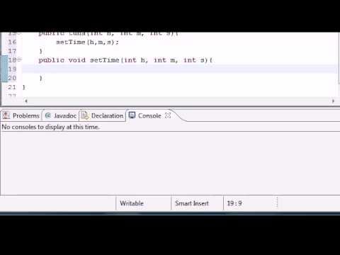 Java Programming Tutorial   39   Multiple Constructors