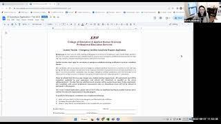 Emergency Certified Substitute Process