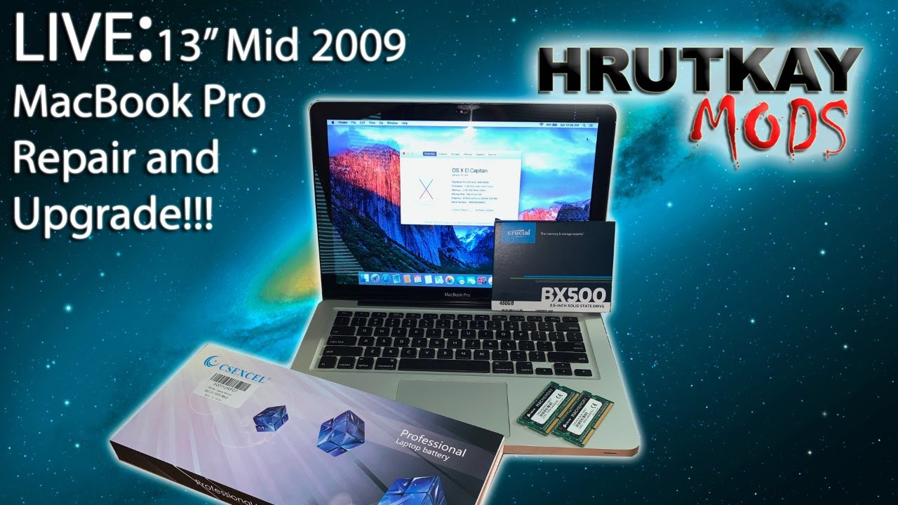 2009 macbook pro upgrade parts