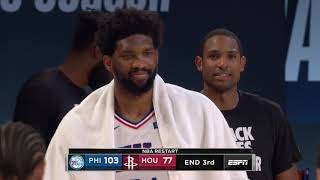 Houston Rockets vs Philadelphia 76ers | August 14, 2020