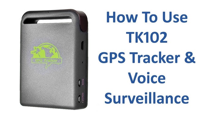 Localizador GPS portátil TK-102-2 + kit carga auto 12V