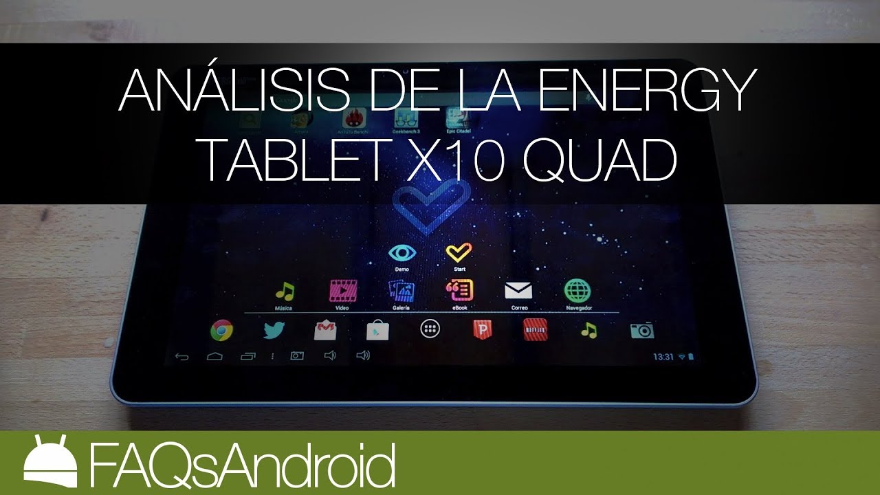 Análisis de la Energy Tablet x10 Quad YouTube
