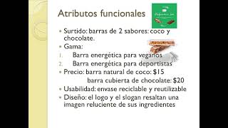 Barra Energetica, Producto Nuevo