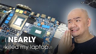 GREAT Performance nearly cost me deep. - Gaming Laptop Liquid Metal Mod