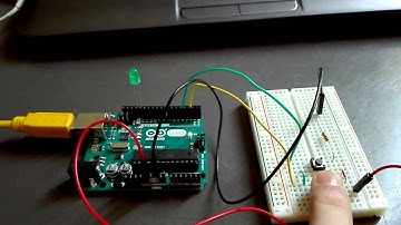 Arduino Uno: LED and two pushbuttons