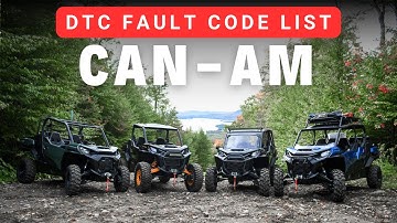 Can-Am Fault Codes List | Can-Am Error Codes List #obdcodeslist #faultcodeslist #dtccodeslist