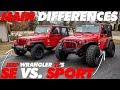 Jeep TJ SE vs. Sport Main Differences