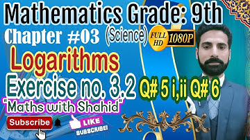 9th class math science group| exercise no 3.2 |Question no 5 part i,ii Question no 6| English medium