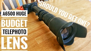 A6500 - Massive 500-1000mm Lens - It's 80 Bucks, Does it Suck?