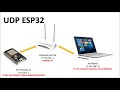 Source code esp 32 udp to pc client server with visual studio c