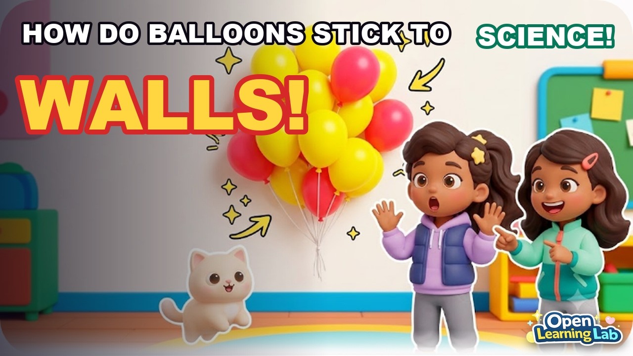 How Do Balloons Stick to Walls? | Science for Kids