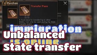 State of Survival : why state Transfer has changed many times? Part 1