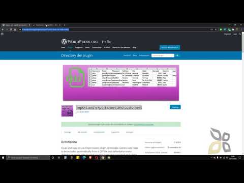 Video Guide - Create a Mailing List with Users Email from Wordpress Website, Export Import CSV File