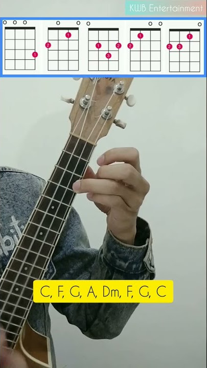 Ukulele Chord - C, F, G, A, Dm - KWB Entertainment