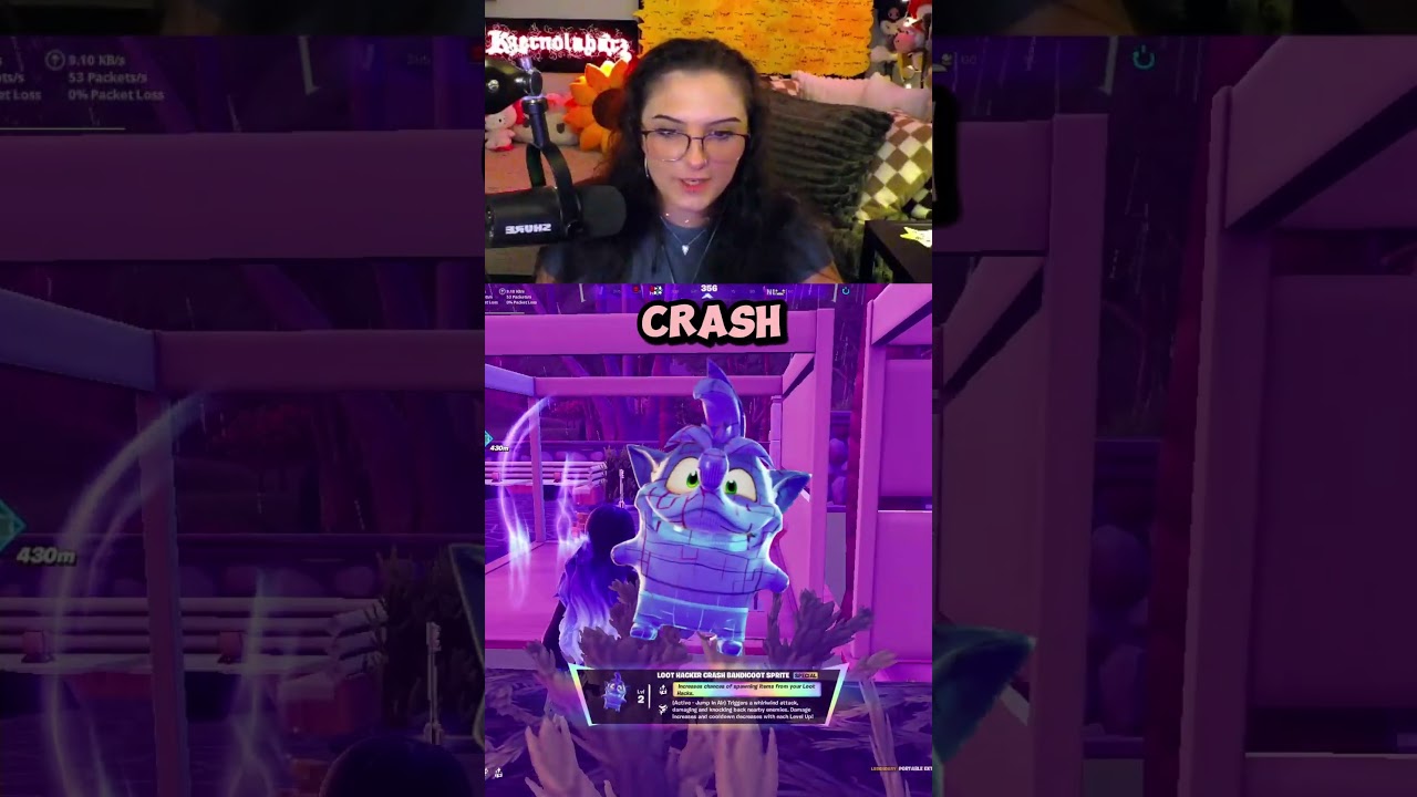 GETTING THE LOOT HACKER CRASH BANDICOOT IN FORTNITE!