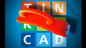 Tinkercad Beginner Tutorial ( Part 30 ) Bed Scraper Design and Print! 3D Printing Model