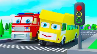 School Bus is Starting Now | Baby Shark Bus | Wheels on the Bus | Nursery Rhymes Collection Kids USA