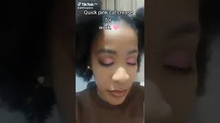 Hot pink crease 🩷 #WorkMakeup#PinkAesthetic#Femininity#SoftLife#GRWM