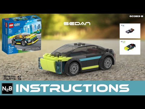 Transform 60383 into Sedan! LEGO City MOC 🛠️ | Free Instructions
