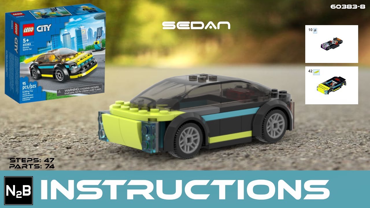 Transform 60383 into Sedan! LEGO City MOC 🛠️ | Free Instructions
