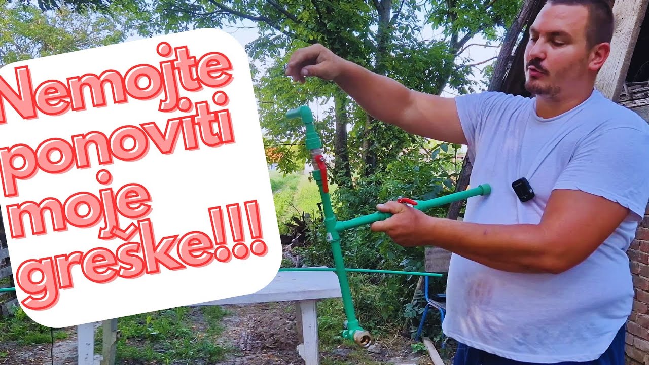 Kako provući pojilice za stoku - Uradi sam 2. dio